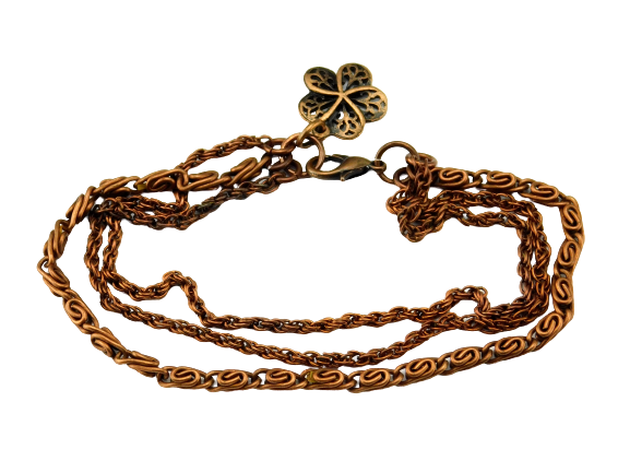 Kupferblümchen - Mehrlagiges Armband in Kupfer