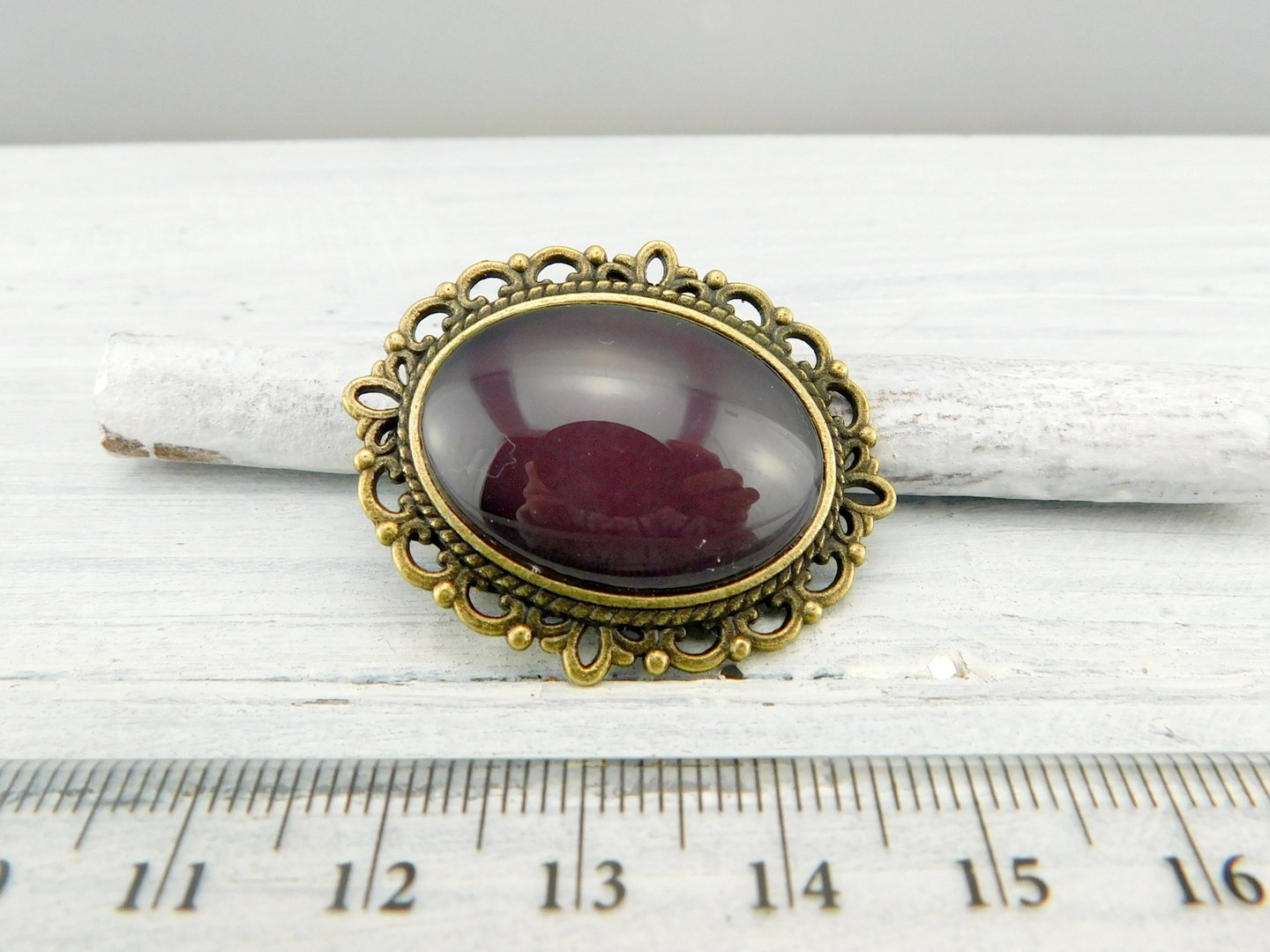 Geschenkset "Rosinchen" mit Ring und Brosche - Vintage Schmuckstübchen