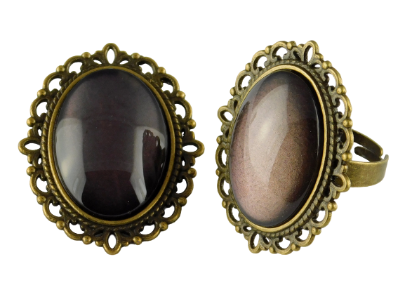 Geschenkset "Dämmerung" mit Ring und Brosche