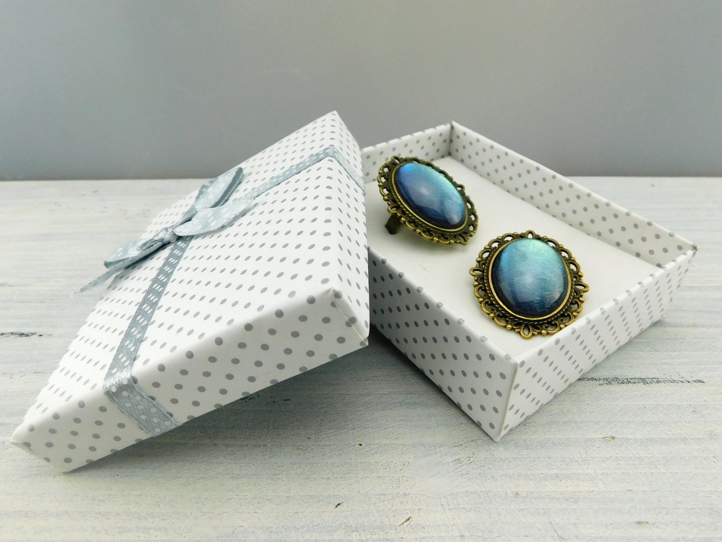 Geschenkset "Pegasus" mit Ring und Brosche - Vintage Schmuckstübchen