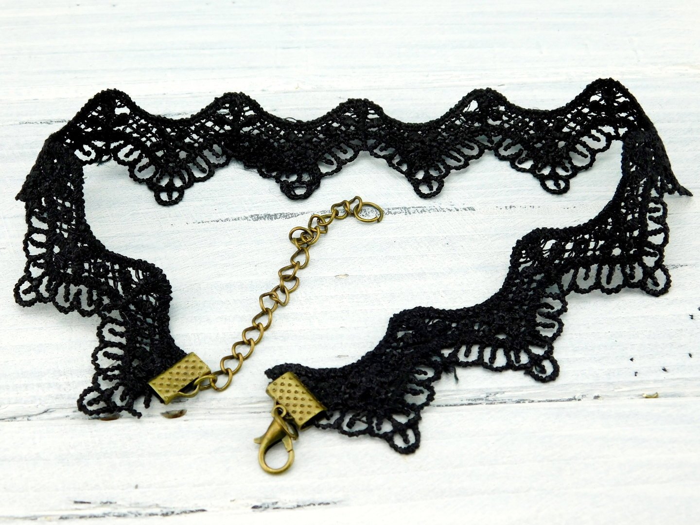 Schwarzes Halsband "The Sexy Black" - Vintage Schmuckstübchen