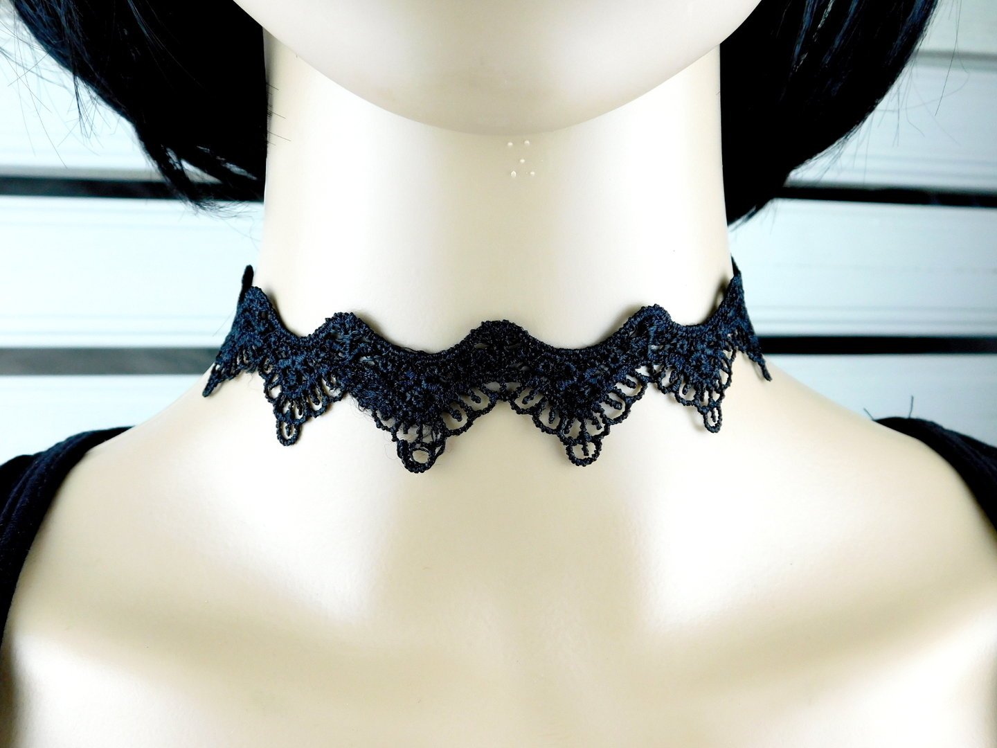 Schwarzes Halsband "The Sexy Black" - Vintage Schmuckstübchen