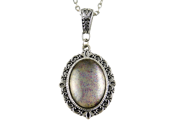 Barock Halskette "Feenstaub" in Silber