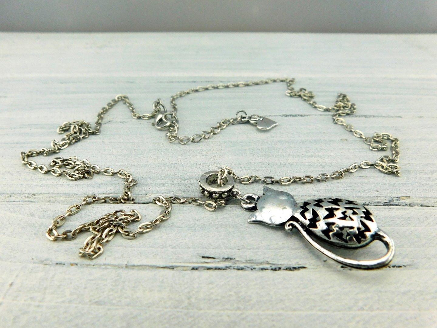 Halskette "Sweet Kitty" in Silber