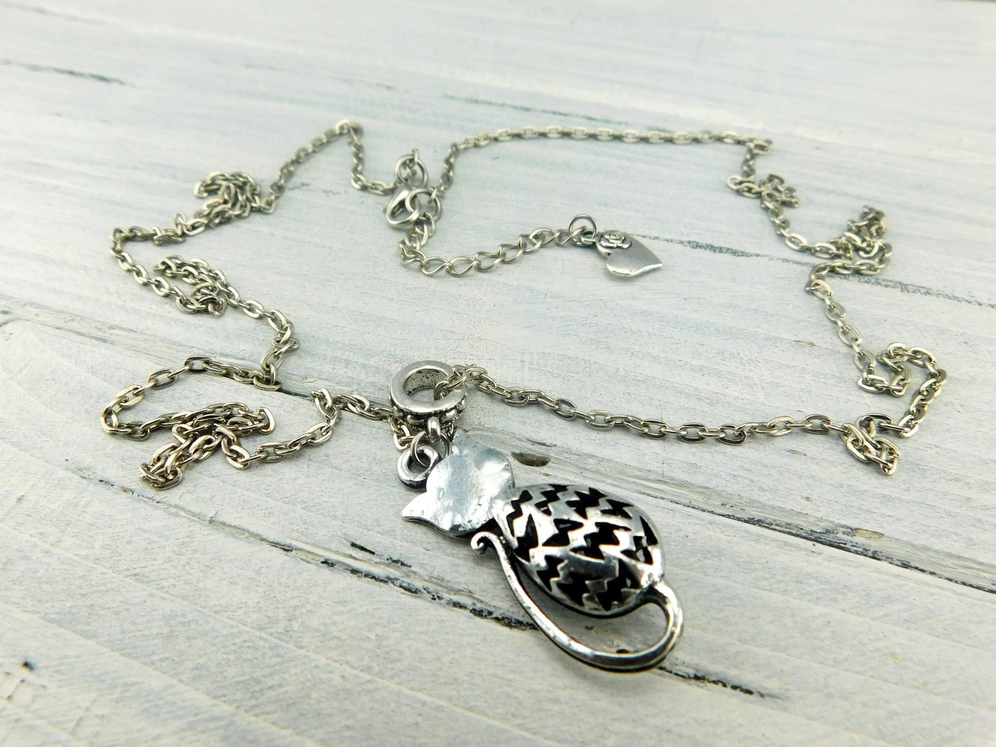 Halskette "Sweet Kitty" in Silber