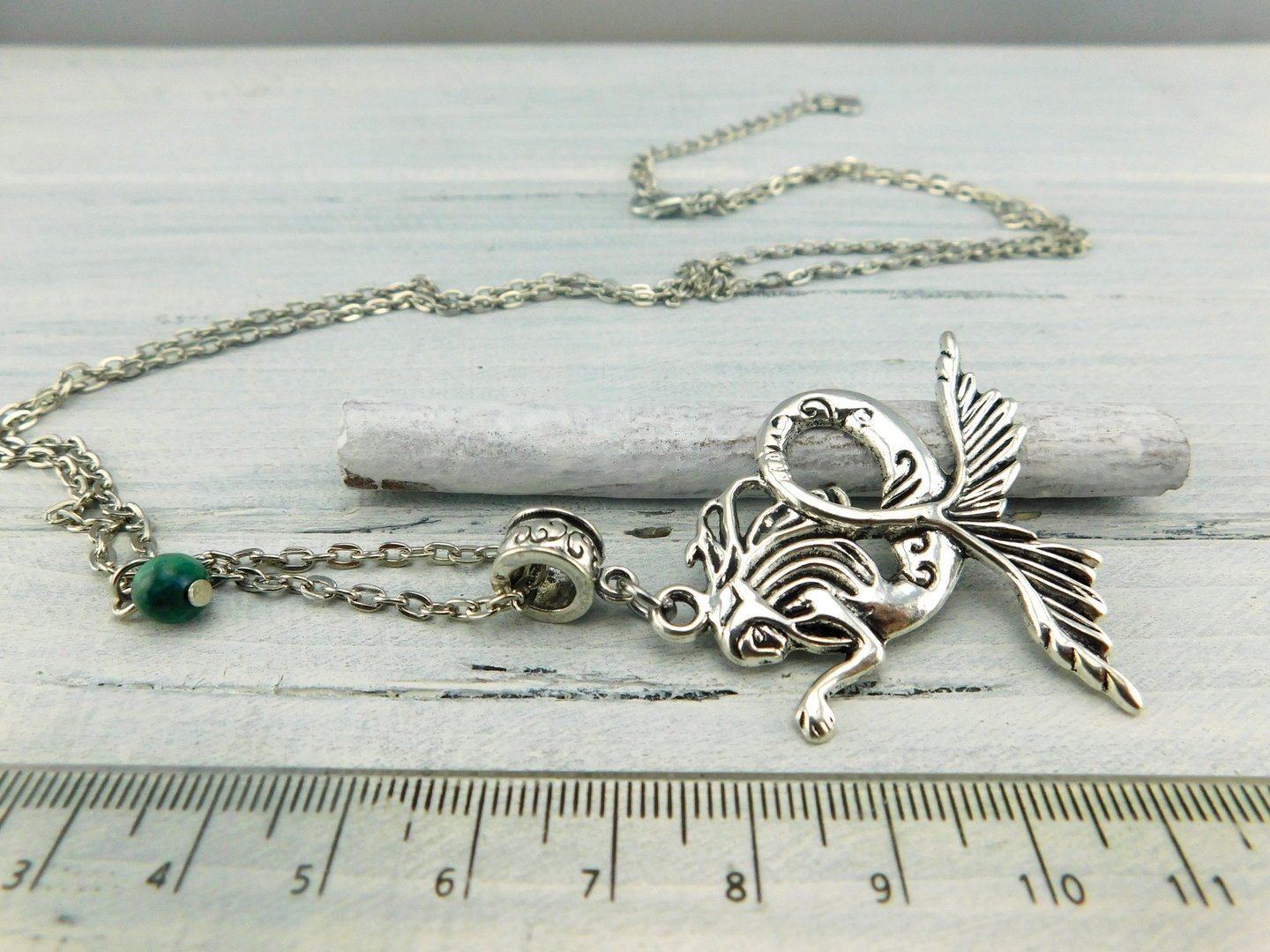"Oh, my Mermaid!" Halskette mit Meerjungfrau in Silber