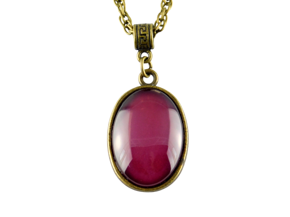 Vintage Halskette "Secret Love" in Bronze