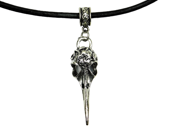 Gothic Halskette "Bird Skull"