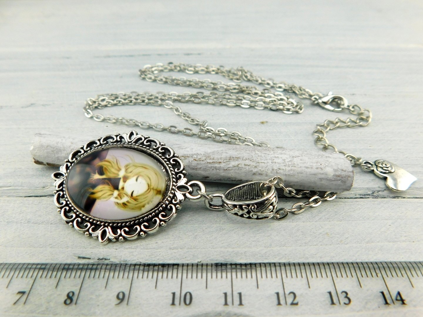 Halskette "Victorian Girls" in Silber