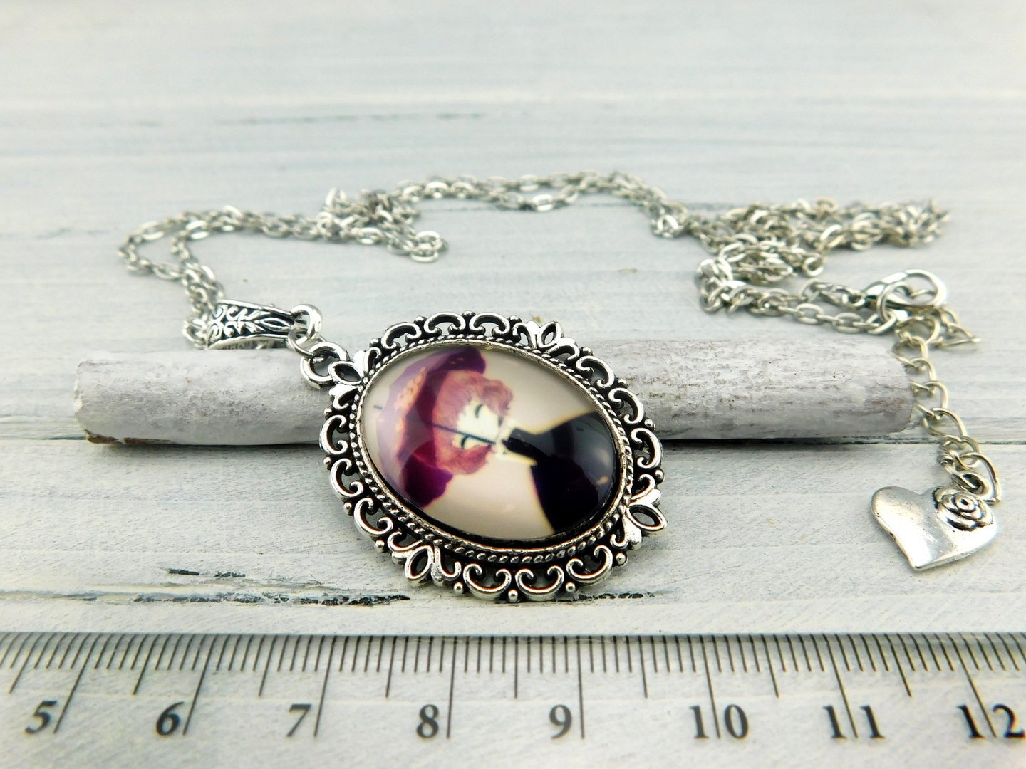 Halskette "Victorian Girls" in Silber