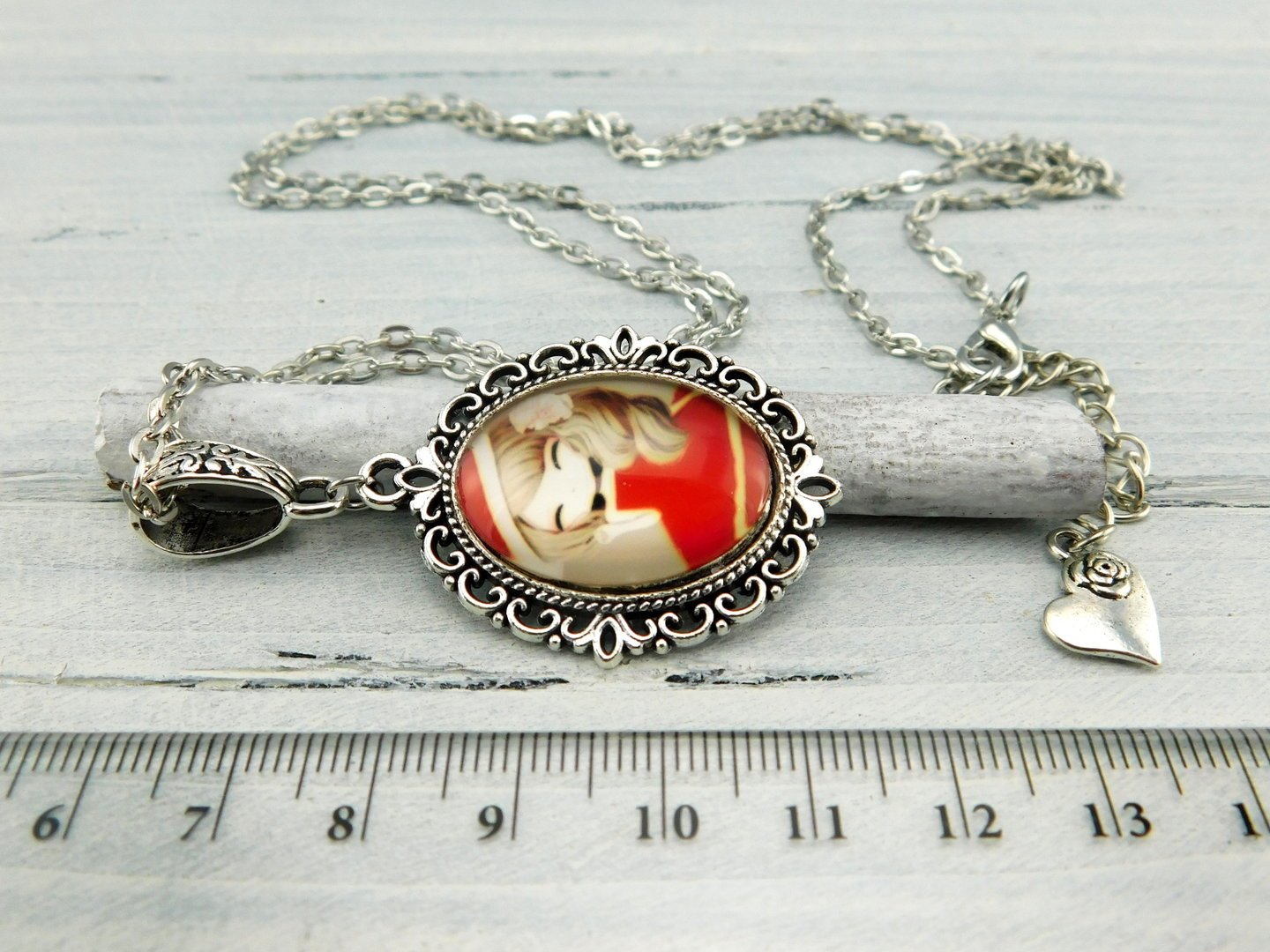 Halskette "Victorian Girls" in Silber