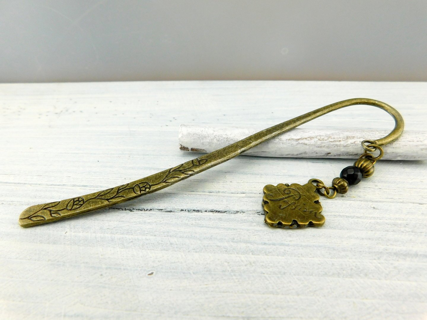 Lesezeichen "Passion" in Bronze - Vintage Schmuckstübchen