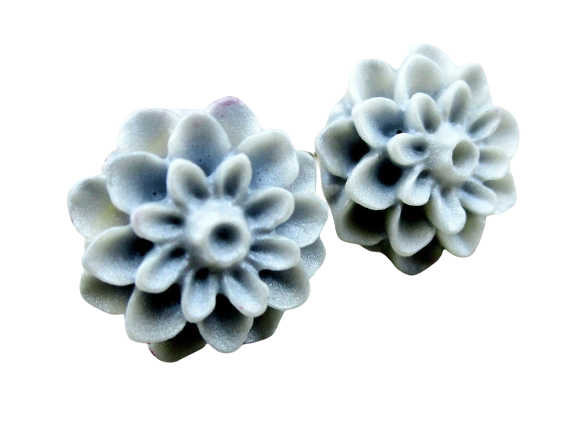 Blumenohrstecker "Porzellan" 15mm