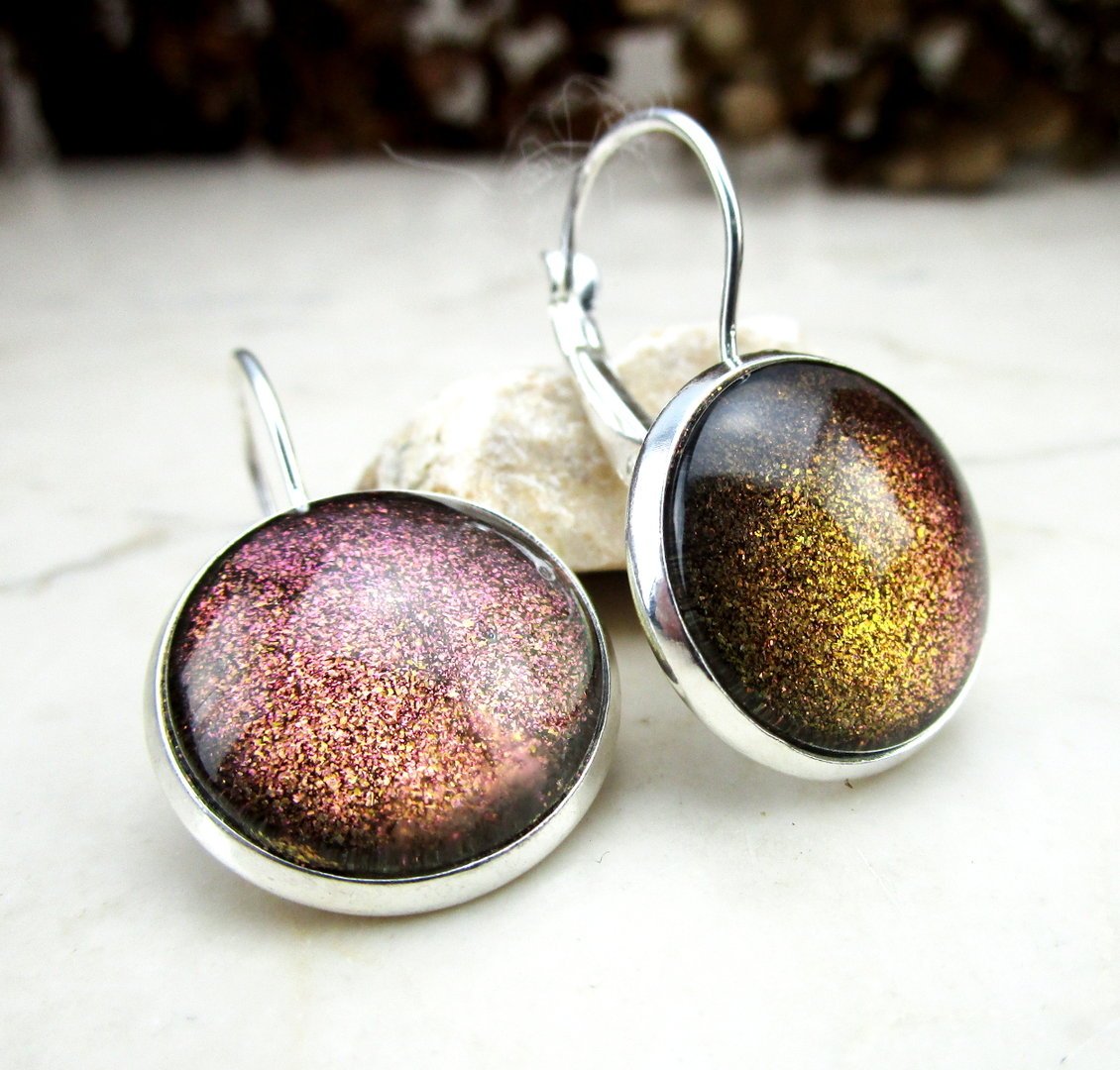 Klappohringe "Fantasy" in Silber