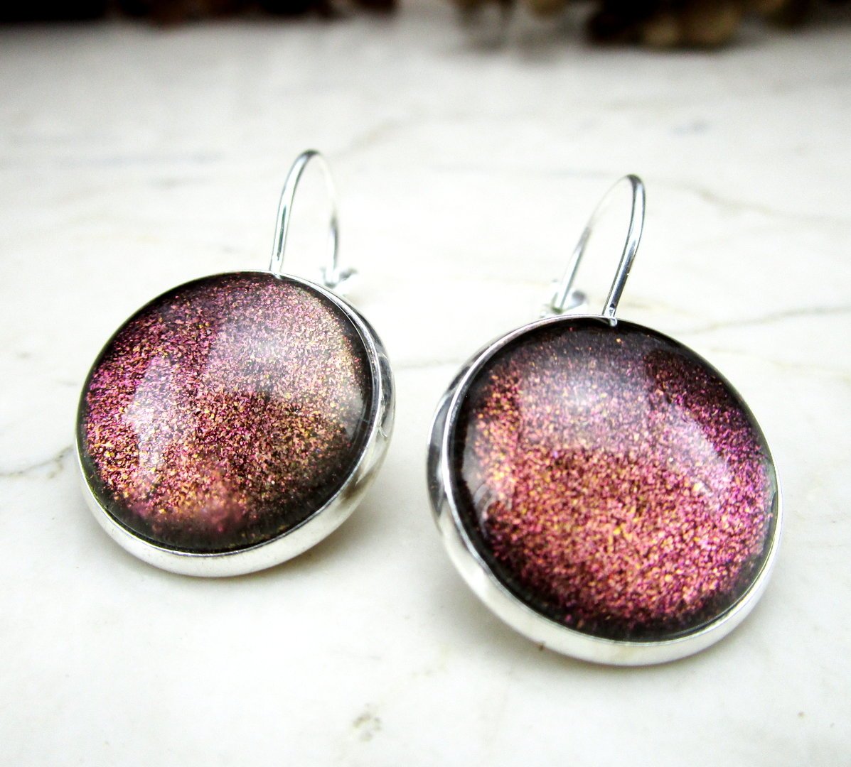 Klappohringe "Fantasy" in Silber