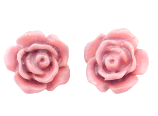 Rosenohrstecker "Zartrosa" 10mm