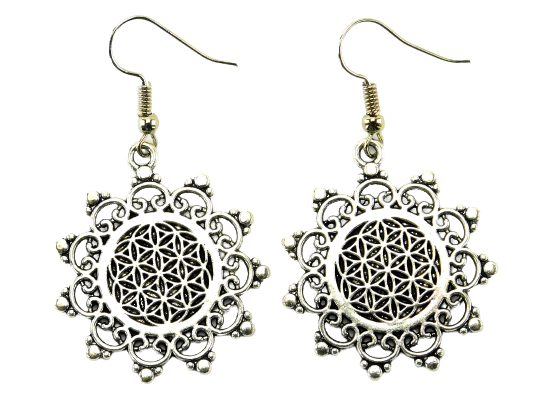 Ohrringe "Schneeflöckchen" in Silber