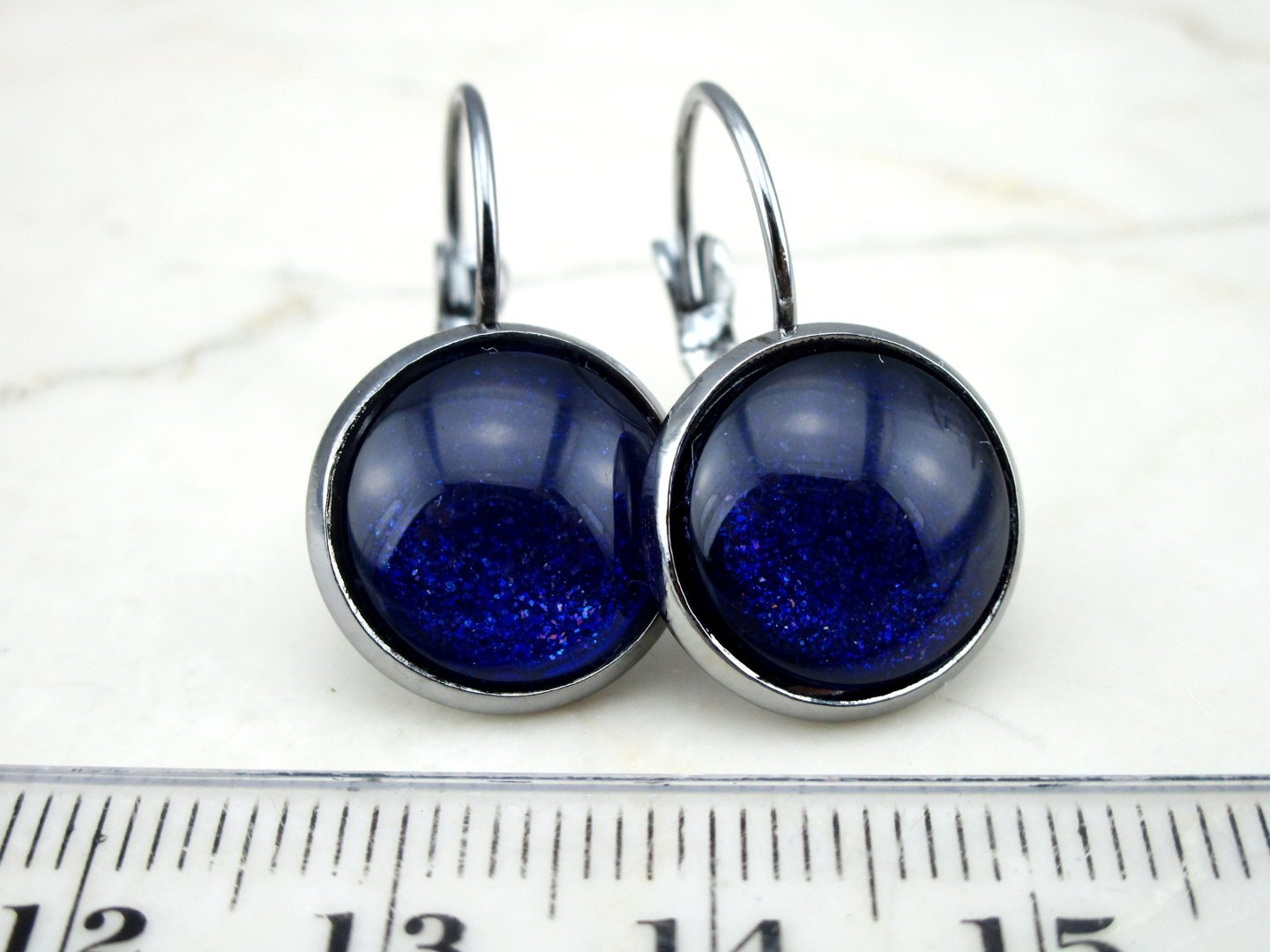 Klappohrringe "Indigo"