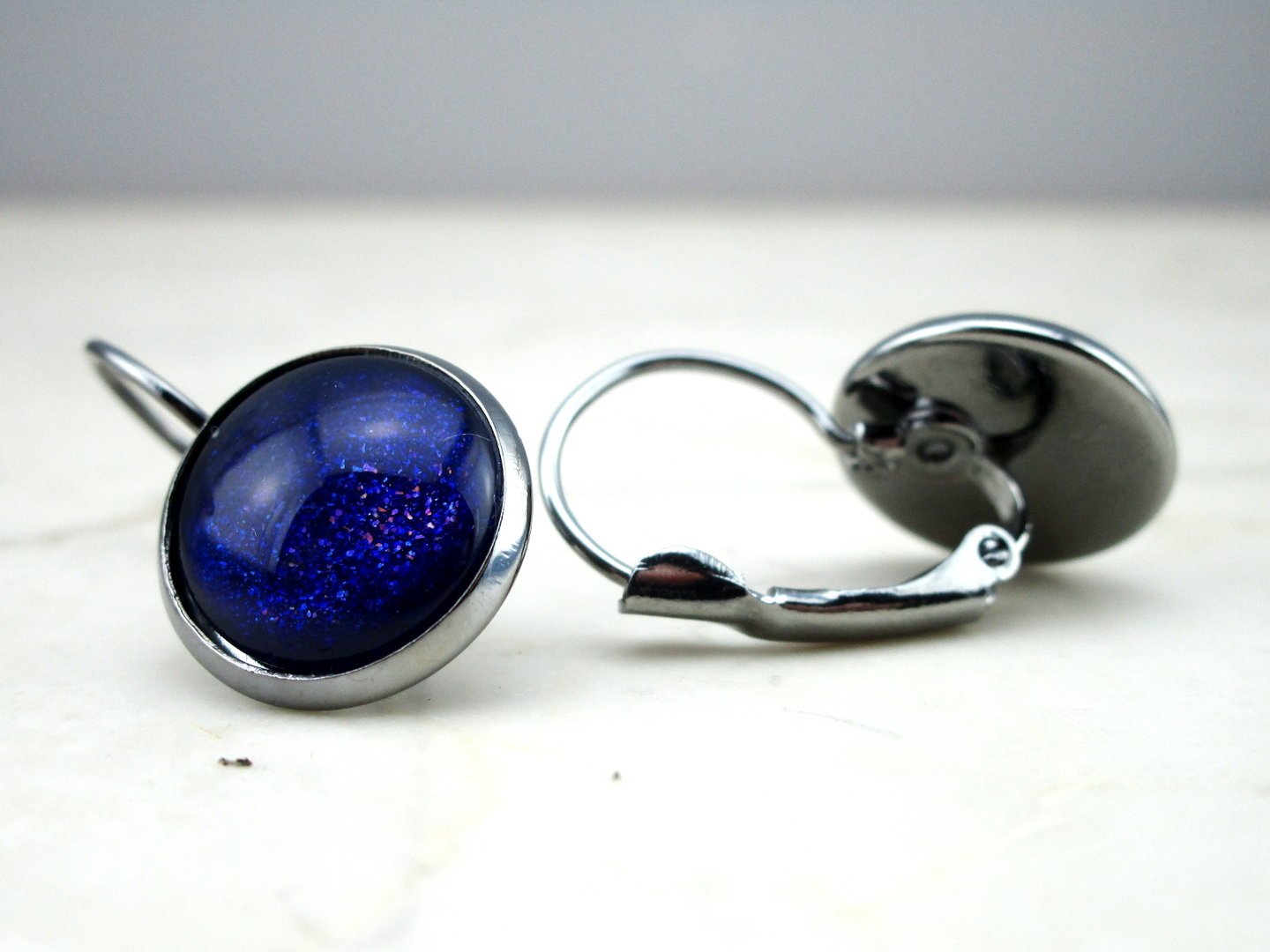 Klappohrringe "Indigo"