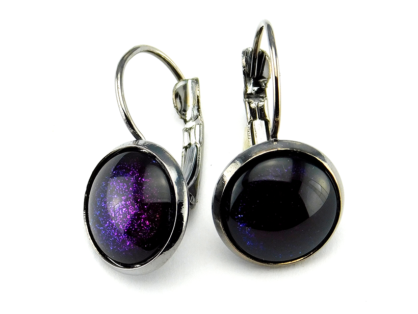 Klappohrringe "Midnight Blue"