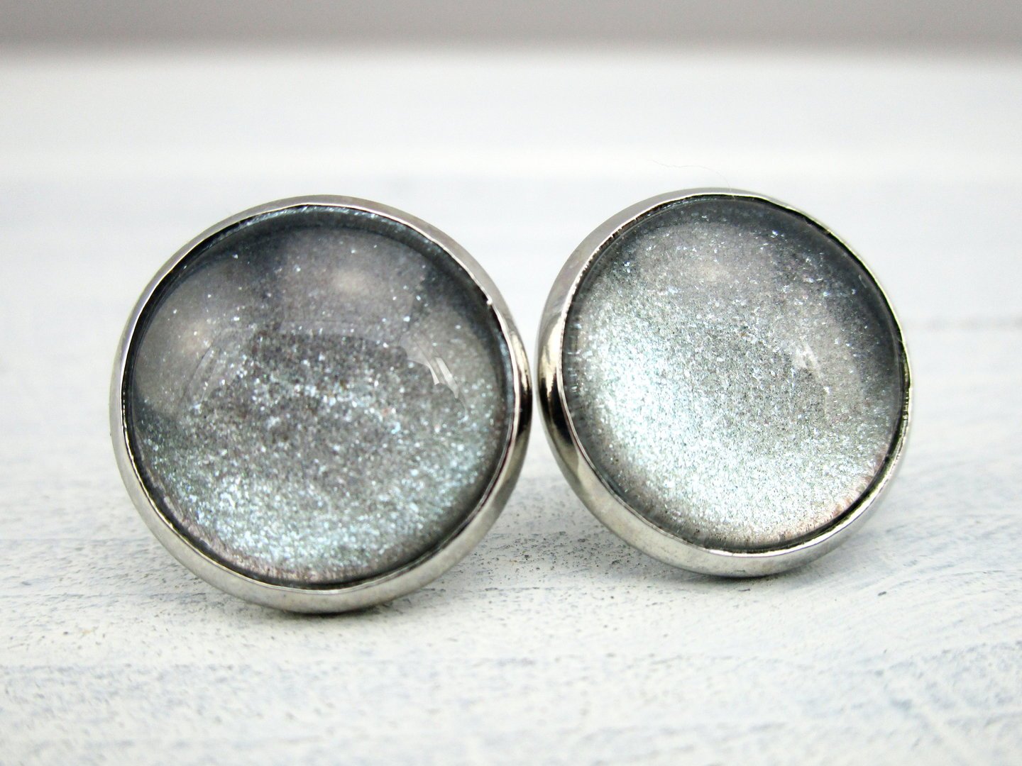 Ohrstecker "Feenstaub" in Silber 14mm