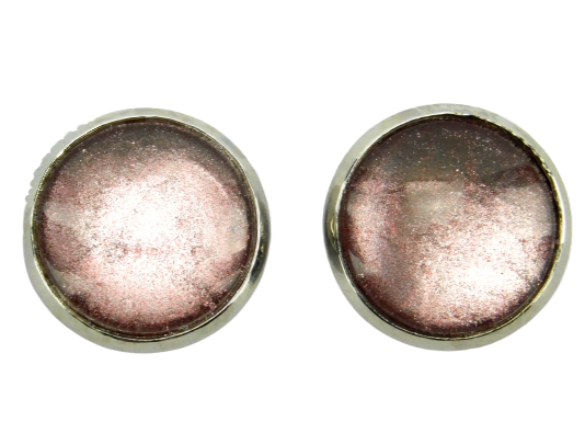 Ohrstecker "Zuckerguss" in Silber 14mm