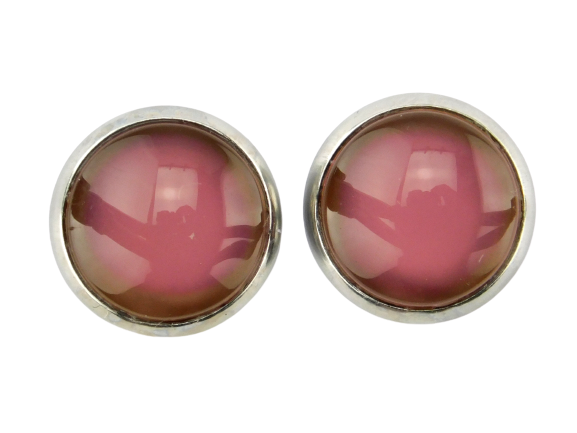Ohrstecker "Vintage Rosa" aus Edelstahl 12mm