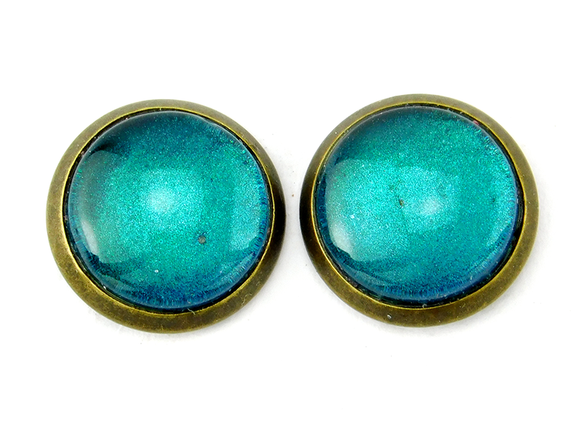 Ohrstecker "Azur" in Bronze 12mm