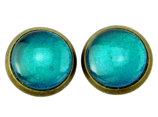 Ohrstecker "Azur" in Bronze 12mm