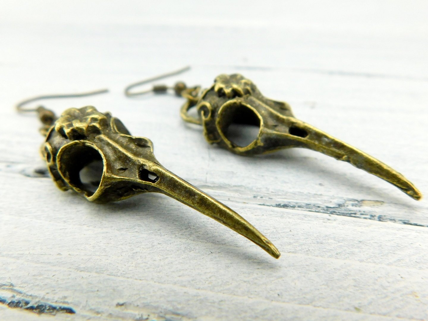 Ohrringe "Bird Skull" mit Vogelschädel