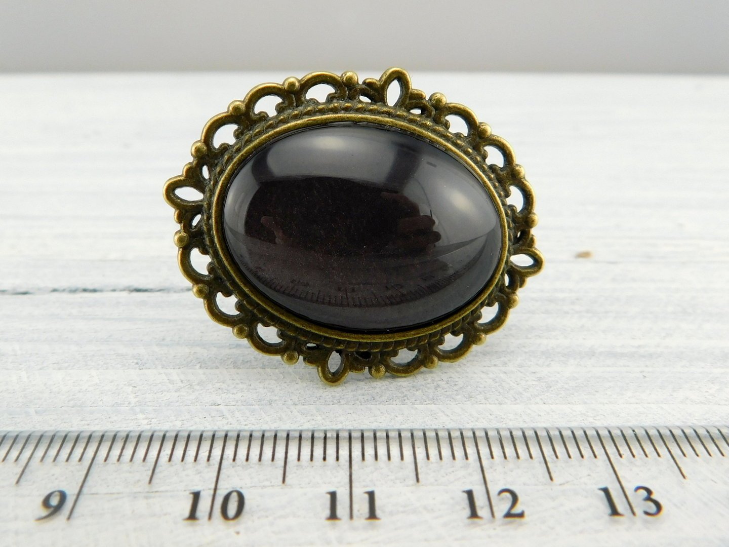 Geschenkset "Dämmerung" mit Ring und Brosche - Vintage Schmuckstübchen