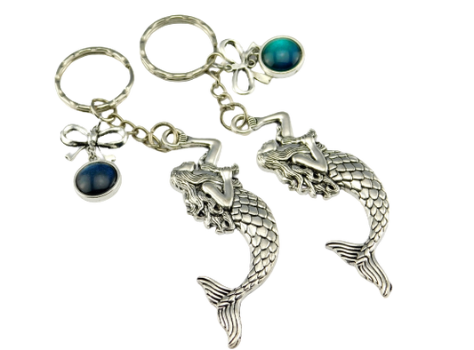 Schlüsselanhänger "Blaue Lagune" mit Meerjungfrau 