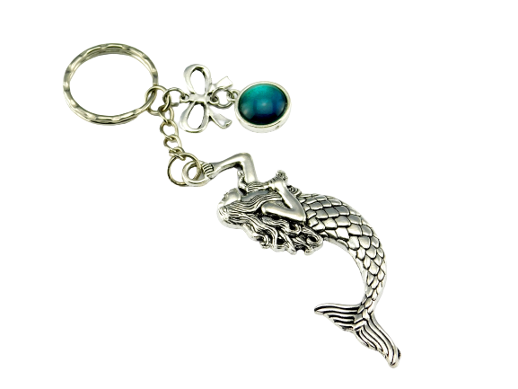 Schlüsselanhänger "Blaue Lagune" mit Meerjungfrau 