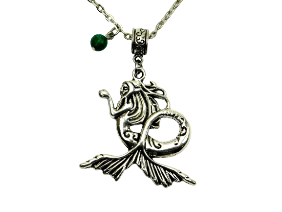 "Oh, my Mermaid!" Halskette mit Meerjungfrau in Silber 