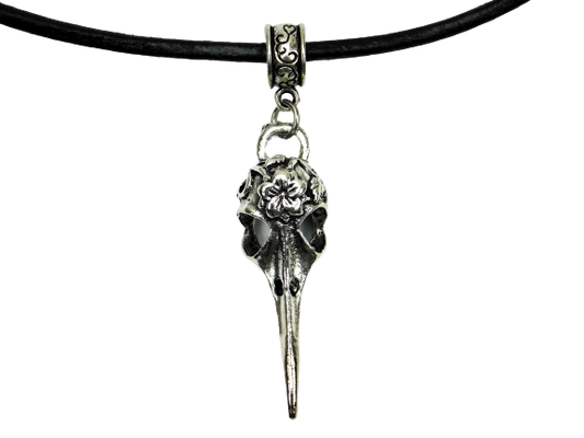 Gothic Halskette "Bird Skull" 