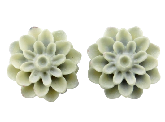 Blumenohrstecker "Porzellan" 15mm 