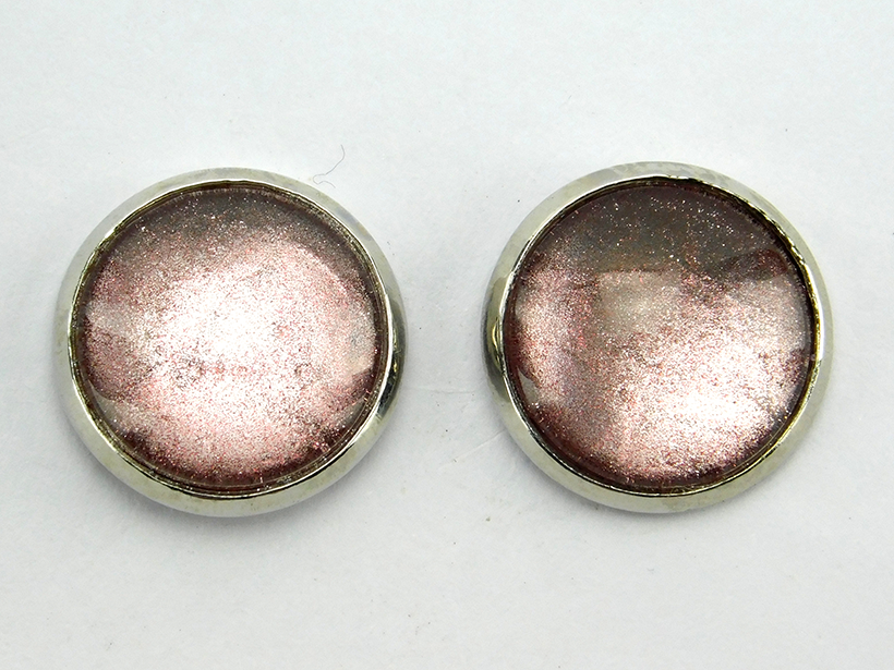 Ohrstecker "Zuckerguss" in Silber 14mm